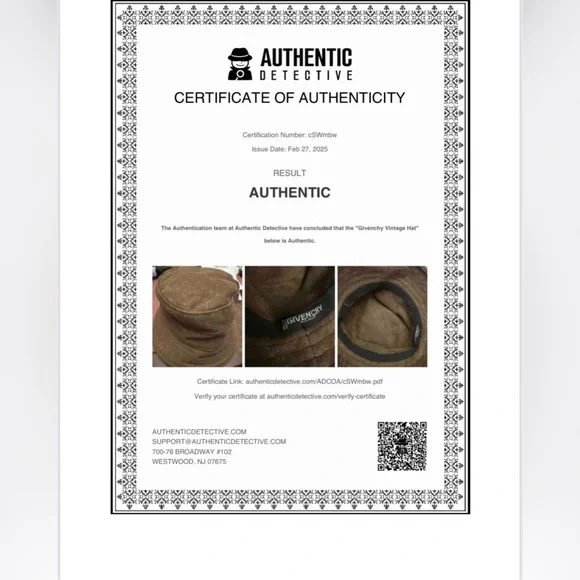 Givenchy Brown Canvas Bucket Hat – Designer Streetwear One Size - Picture 8 of 8